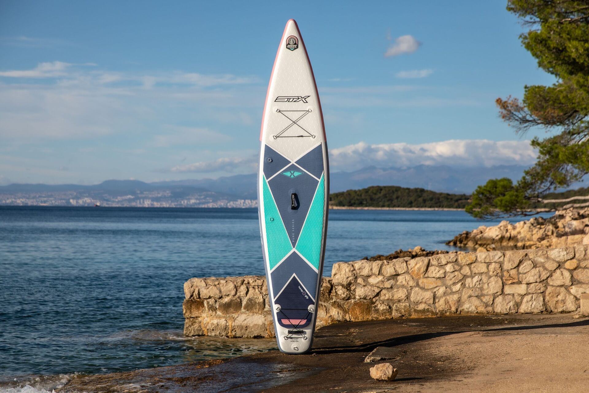 Nafukovací paddleboard STX Cruiser Pure - 104x31x5 tvar